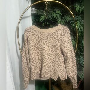 Joie Leopard Print Women's Sweater